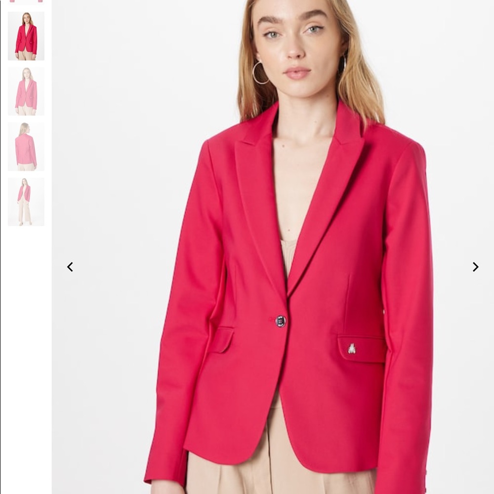 Mos Mosh Blazer ‘Blake Night’ in Cherry Red Size 34